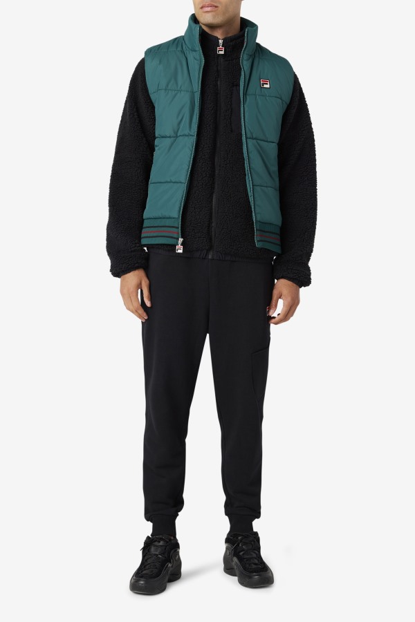 Matias Vest June Bug/Black Fila Outlets