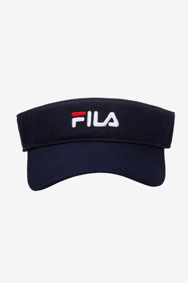 Embroidered Visor Navy Fila Outlets
