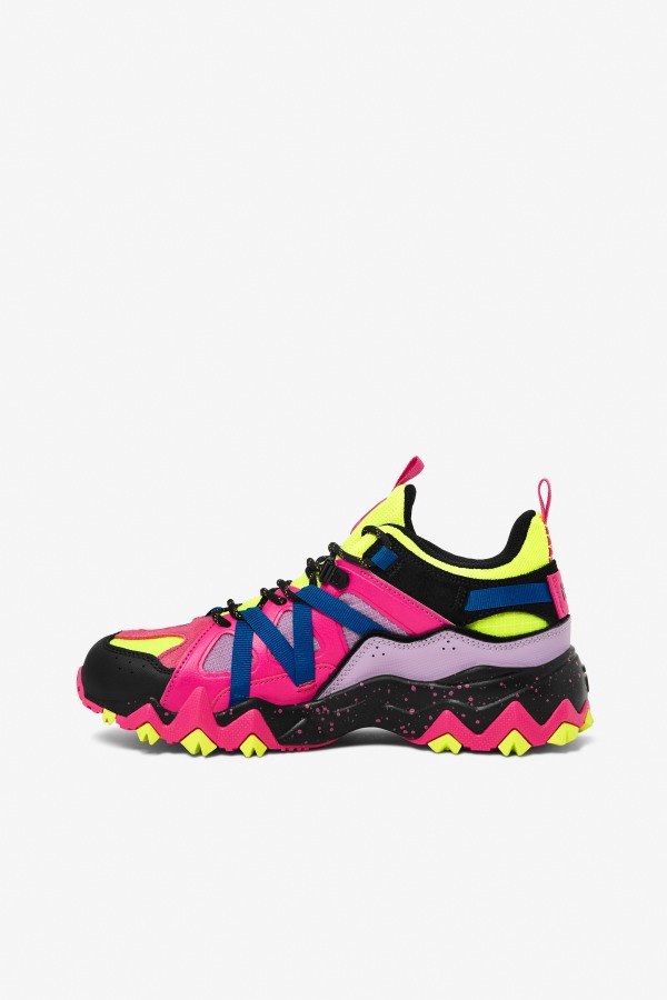 Fila Outlets Women\'s Excursion Yellow/Crocus Petal/Pink Glo