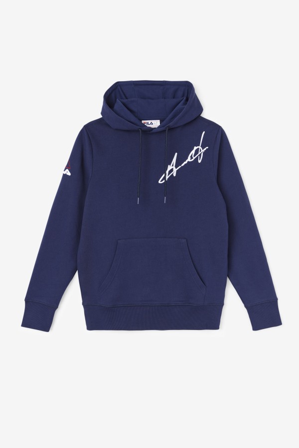 Navy Grant Hill Lazarus Hoodie Fila Outlets