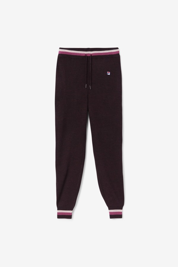 Fila Outlets Frankie Knit Pant Grape Wine/Rouge/Potpourri