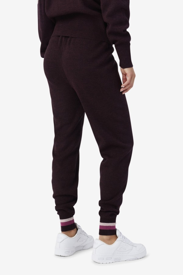 Fila Outlets Frankie Knit Pant Grape Wine/Rouge/Potpourri