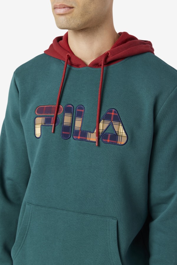 Fila Outlets Harnoop Hoodie June Bug/Rhubarb/Saffron