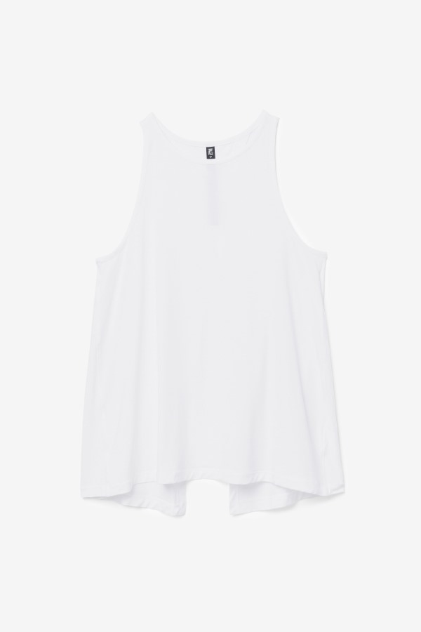 Fila Outlets Fi-Lux Open Back Tank Top White