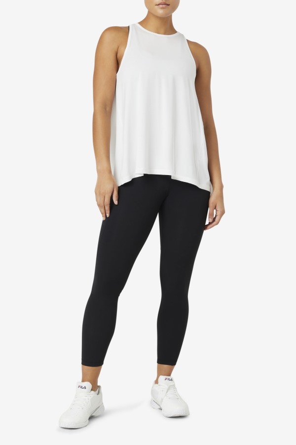 Fila Outlets Fi-Lux Open Back Tank Top White