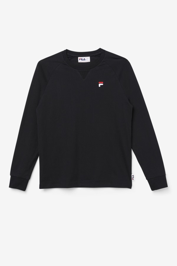 Fila Outlets Flynn Long Sleeve Tee Black