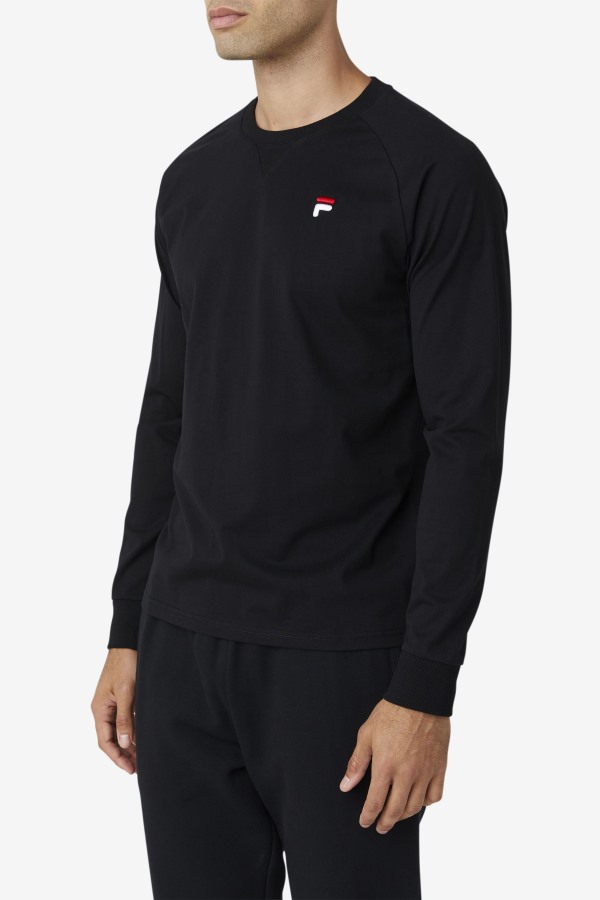 Fila Outlets Flynn Long Sleeve Tee Black