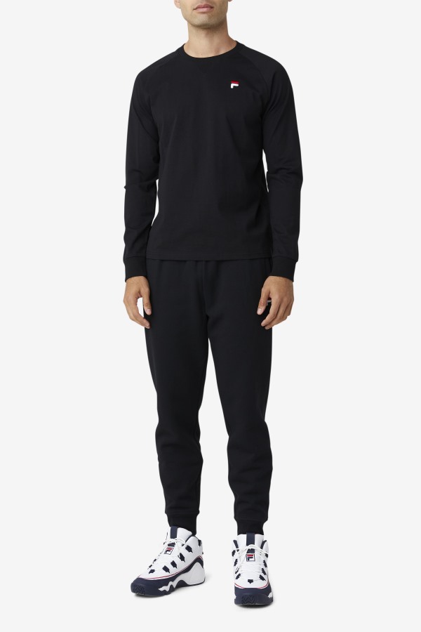 Fila Outlets Flynn Long Sleeve Tee Black