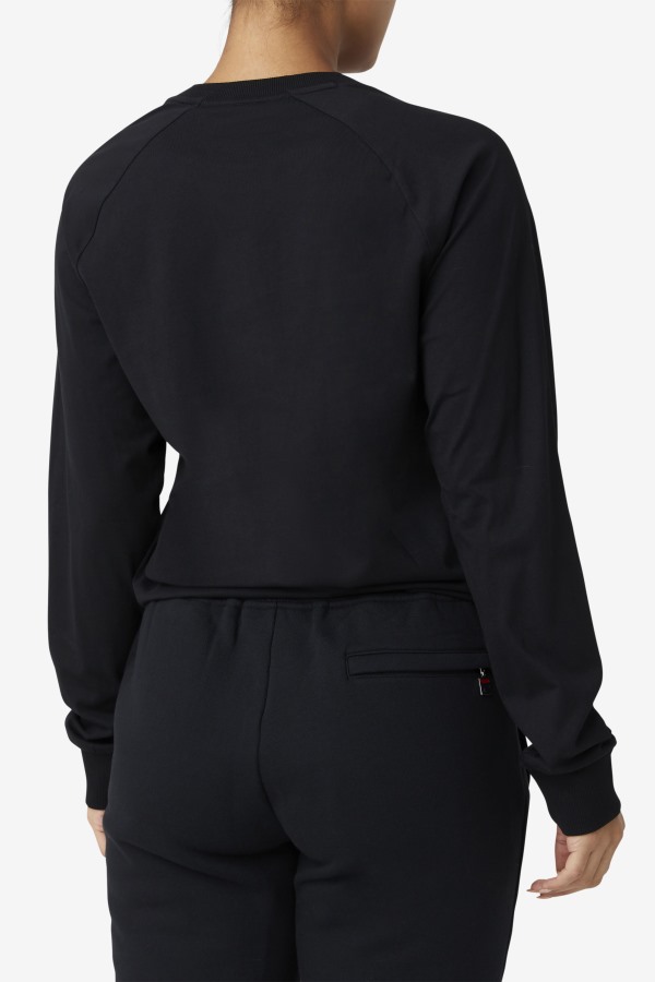 Fila Outlets Flynn Long Sleeve Tee Black