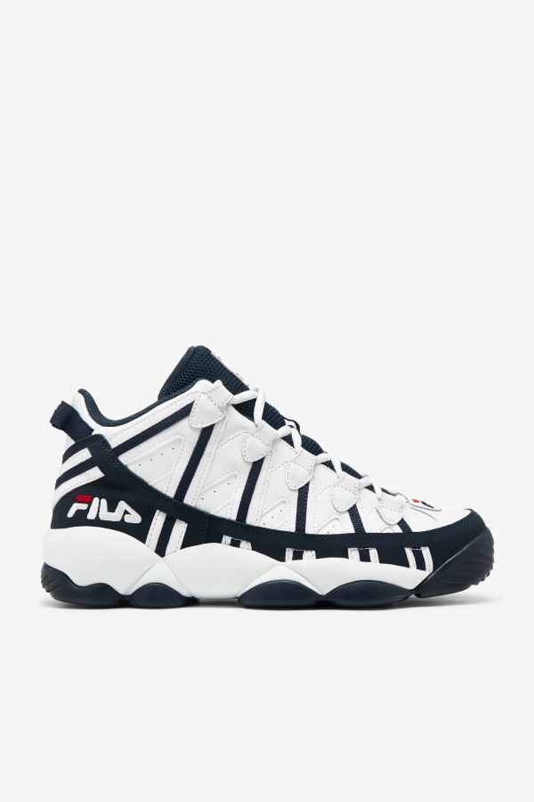 Men's Stackhouse Spaghetti Fila Outlets White/Navy/Red