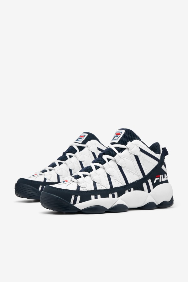 Men\'s Stackhouse Spaghetti Fila Outlets White/Navy/Red