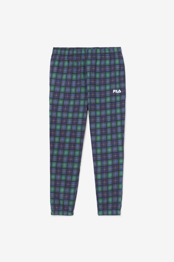 Fila Outlets Dorm Plaid Jogger June Bug/Rhubarb/Navy