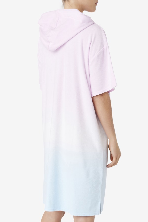 Orchid/Blue/Tender Peach Fila Outlets Cali Hooded Poncho