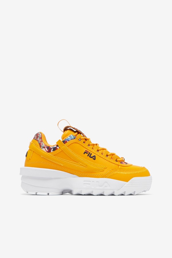 Women's Disruptor 2 EXP Cubic Yellow/Rhubarb/Navy Fila Outlets