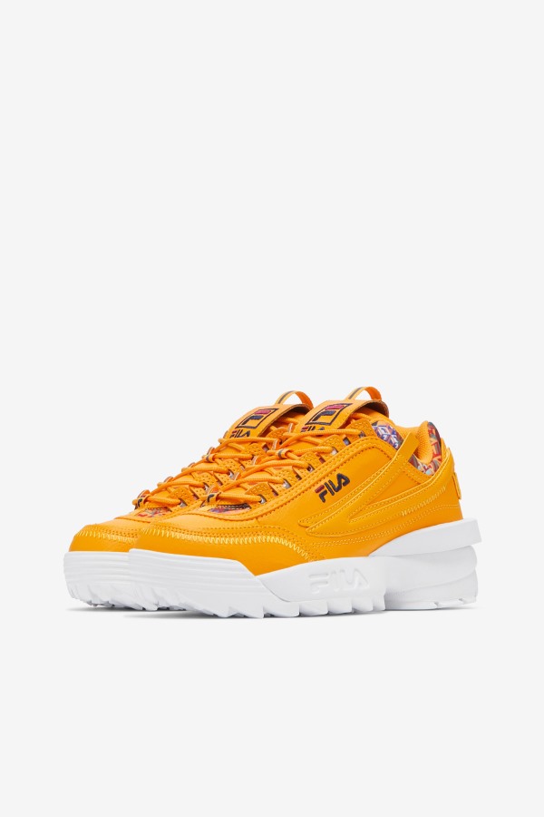 Women\'s Disruptor 2 EXP Cubic Yellow/Rhubarb/Navy Fila Outlets