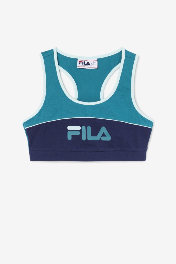 Deep Lake/Navy/Iced Aqua Kairi Bra Top Fila Outlets