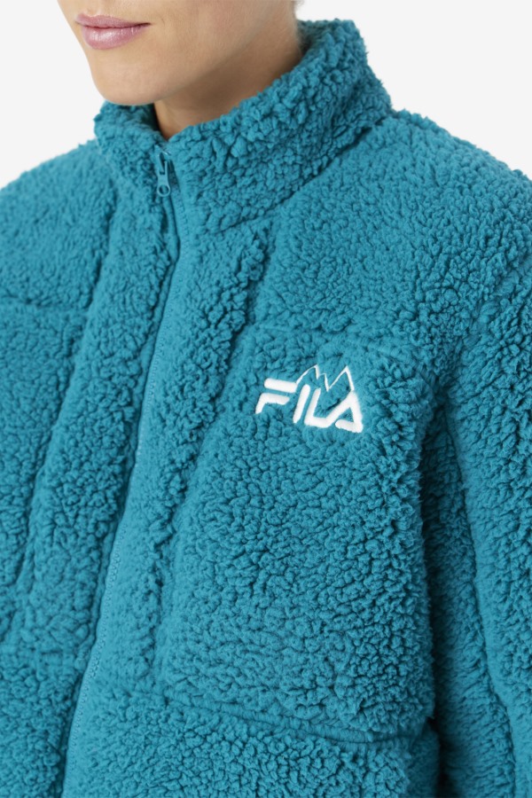 Deep Lake Fila Outlets Freyja Sherpa Jacket