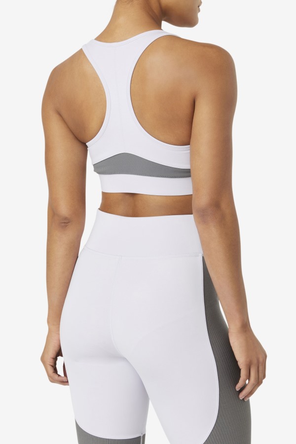 Uplift Racerback Sports Bra Fila Outlets Lblu/Gargl