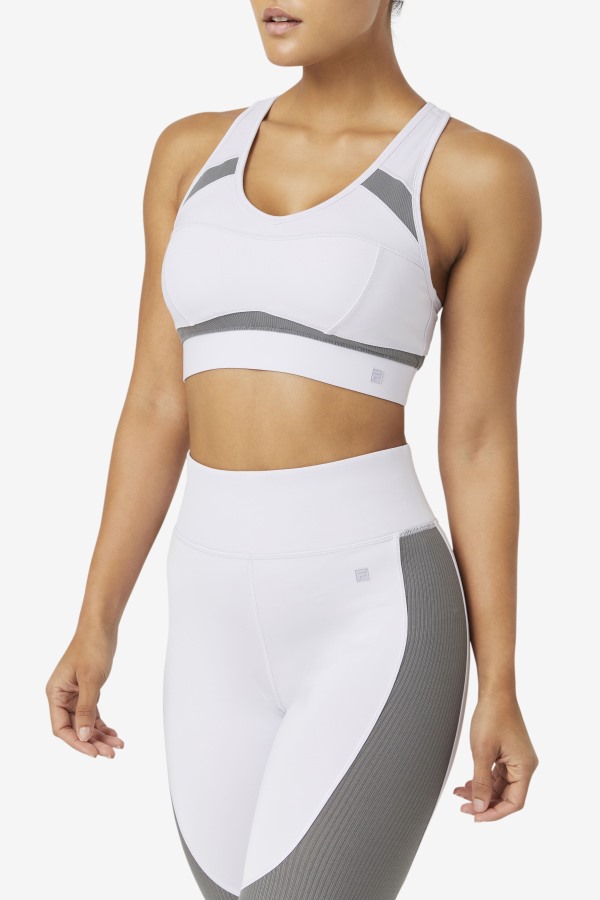 Uplift Racerback Sports Bra Fila Outlets Lblu/Gargl