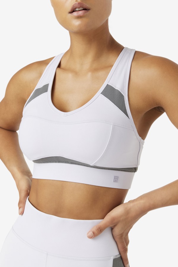 Uplift Racerback Sports Bra Fila Outlets Lblu/Gargl