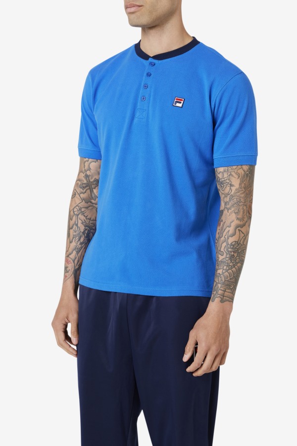 Ralph Henley Strong Blue/Navy Fila Outlets