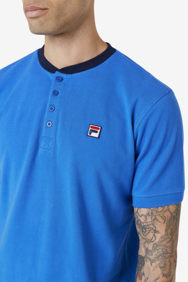 Ralph Henley Strong Blue/Navy Fila Outlets