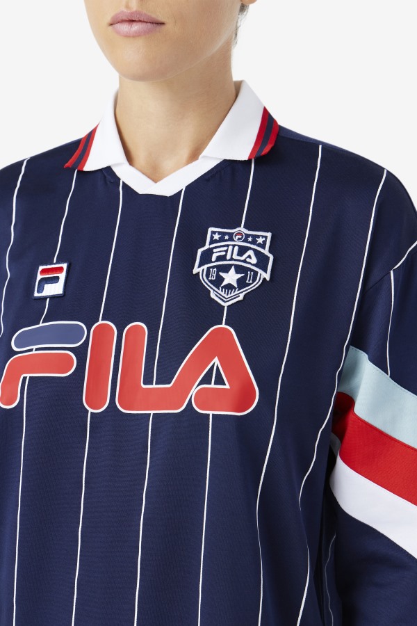 Navy/White/Red Fila Outlets Zorra Goalie Jersey