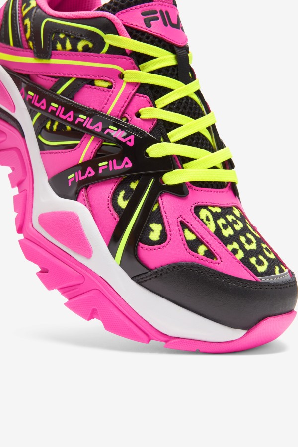 Pink/Black/White Fila Outlets Women\'s Electrove 2