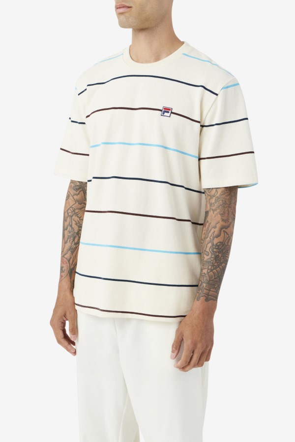 Egret/Teal/Brown Stone Fila Outlets Thiago Crew