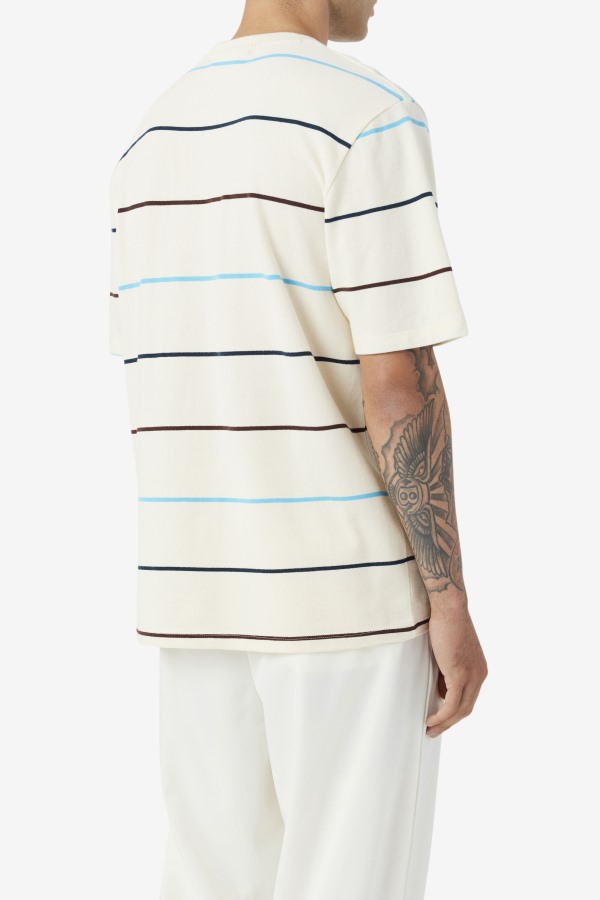 Egret/Teal/Brown Stone Fila Outlets Thiago Crew