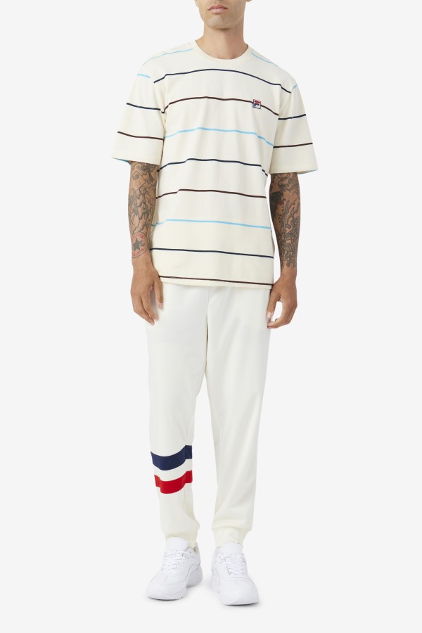 Egret/Teal/Brown Stone Fila Outlets Thiago Crew