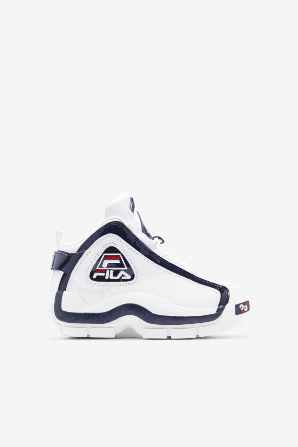 Fila Outlets White/Navy/Red Big Kids' Grant Hill 2 25th Anniversary Edition