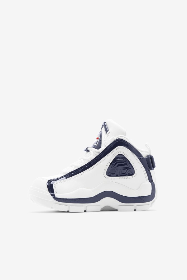 Fila Outlets White/Navy/Red Big Kids\' Grant Hill 2 25th Anniversary Edition