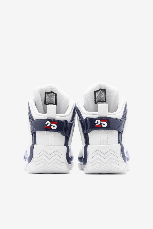Fila Outlets White/Navy/Red Big Kids\' Grant Hill 2 25th Anniversary Edition