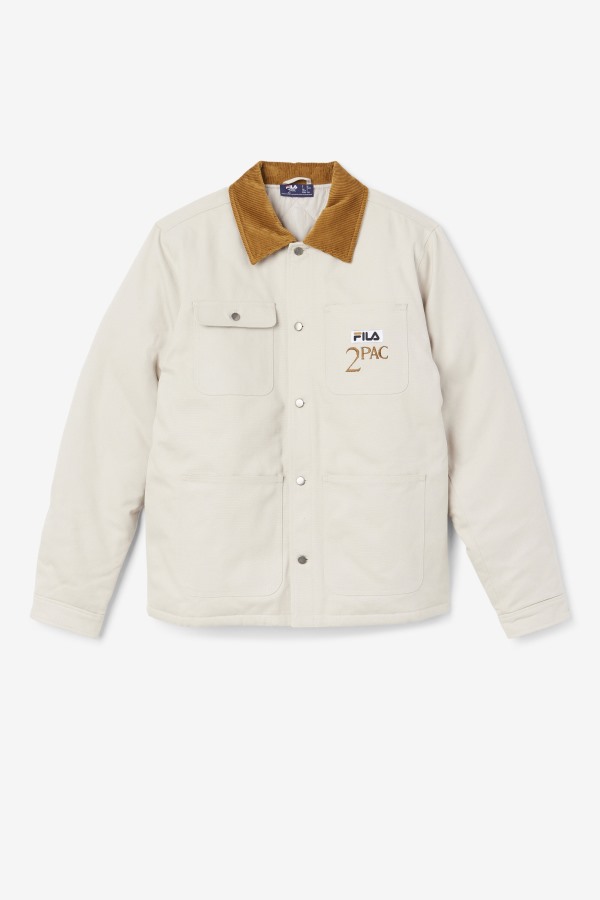 Fila Outlets 2Pac Jacket Dove/Bronze Brown