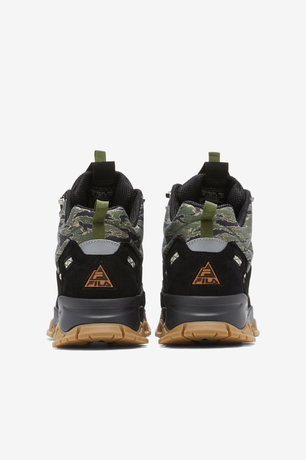 Black/Chive/Gum Fila Outlets Big Kids\' Ray Tracer Tr 2 Mid