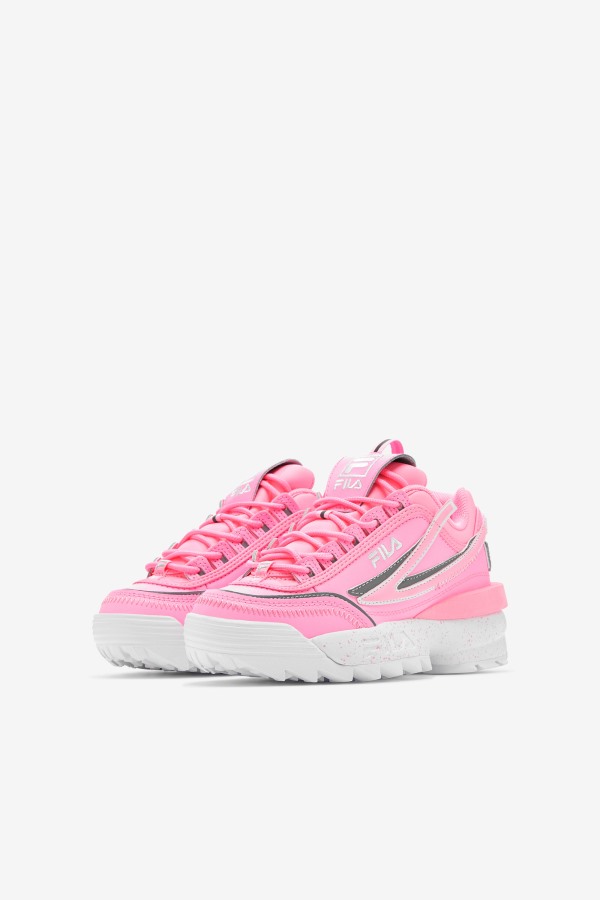 Big Kids\' Disruptor 2 EXP Fila Outlets Cotton Candy/White