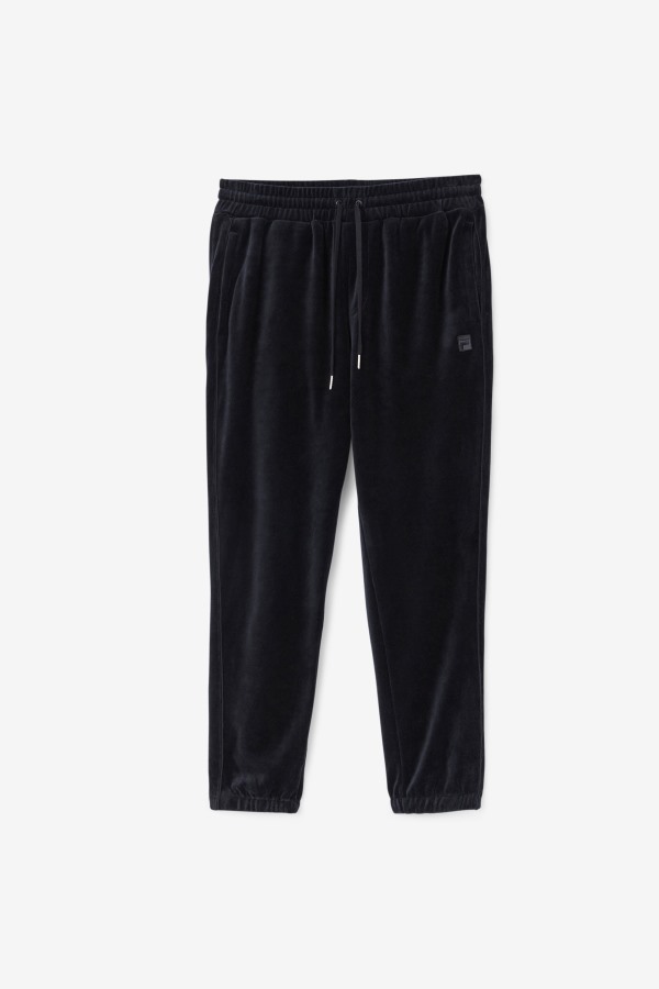 Black Deverall Velour Pant Fila Outlets
