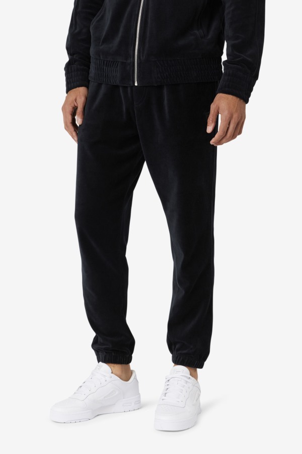 Black Deverall Velour Pant Fila Outlets