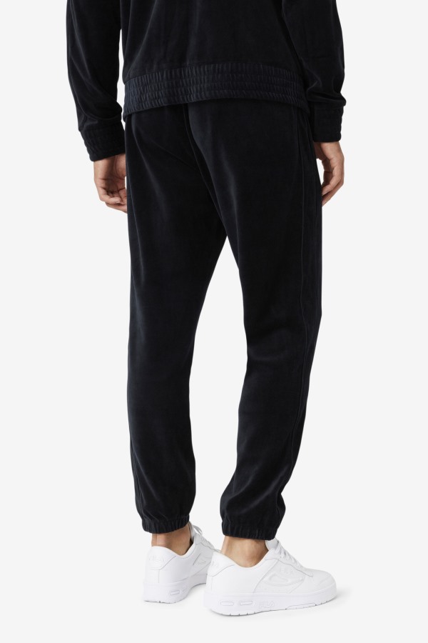 Black Deverall Velour Pant Fila Outlets