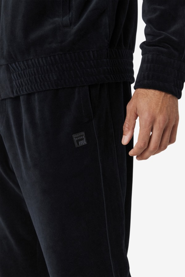 Black Deverall Velour Pant Fila Outlets