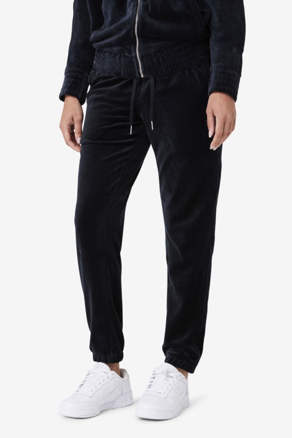 Black Deverall Velour Pant Fila Outlets