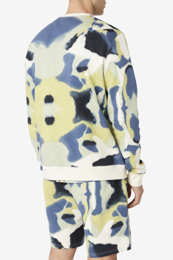 Jael Sweatshirt Fila Outlets Brushstroke Print