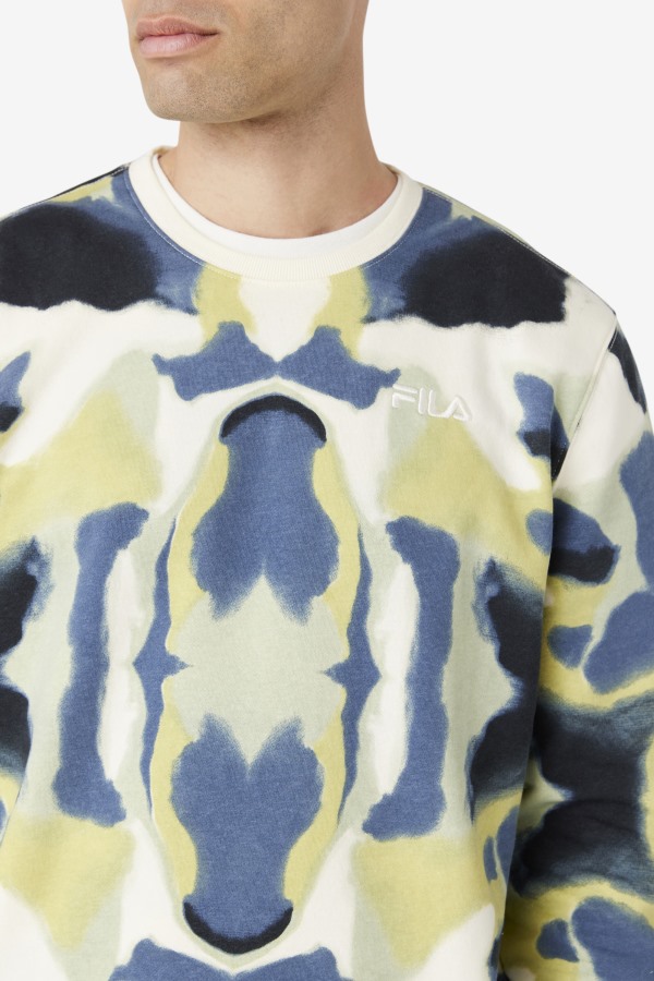 Jael Sweatshirt Fila Outlets Brushstroke Print