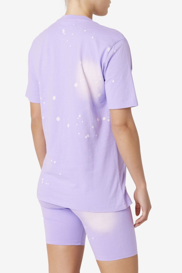 Alivia Tie Dye Tee Fila Outlets Viola Tie Dye