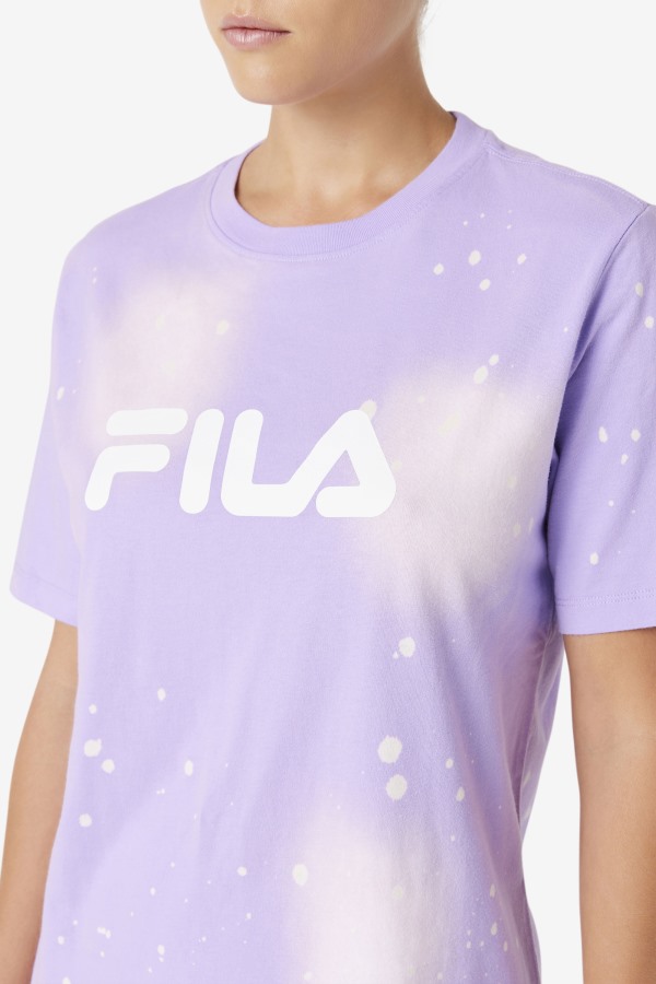 Alivia Tie Dye Tee Fila Outlets Viola Tie Dye