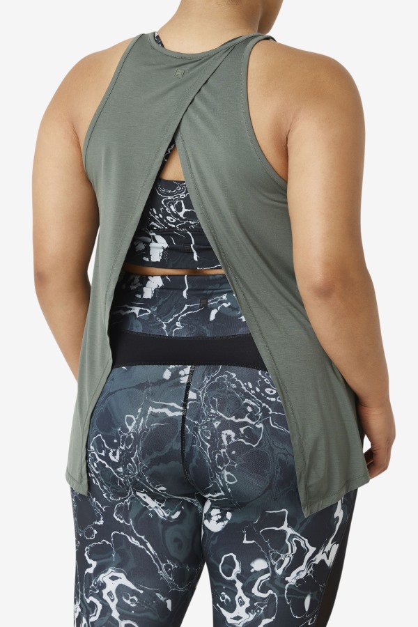 Fi-Lux Open Back Tank Top Fila Outlets