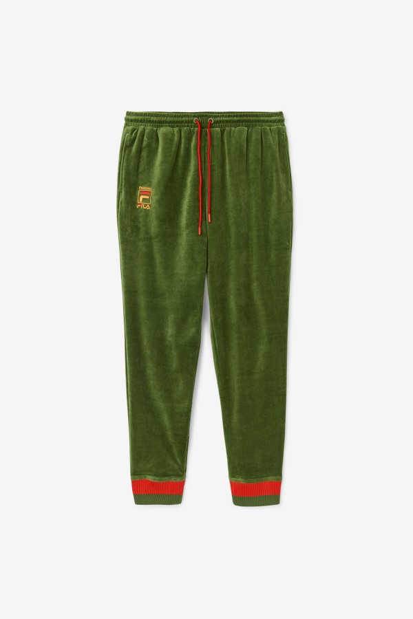 Fila x Paterson Velour Pant Douglas Fir/Poppy/Desert Sun Fila Outlets