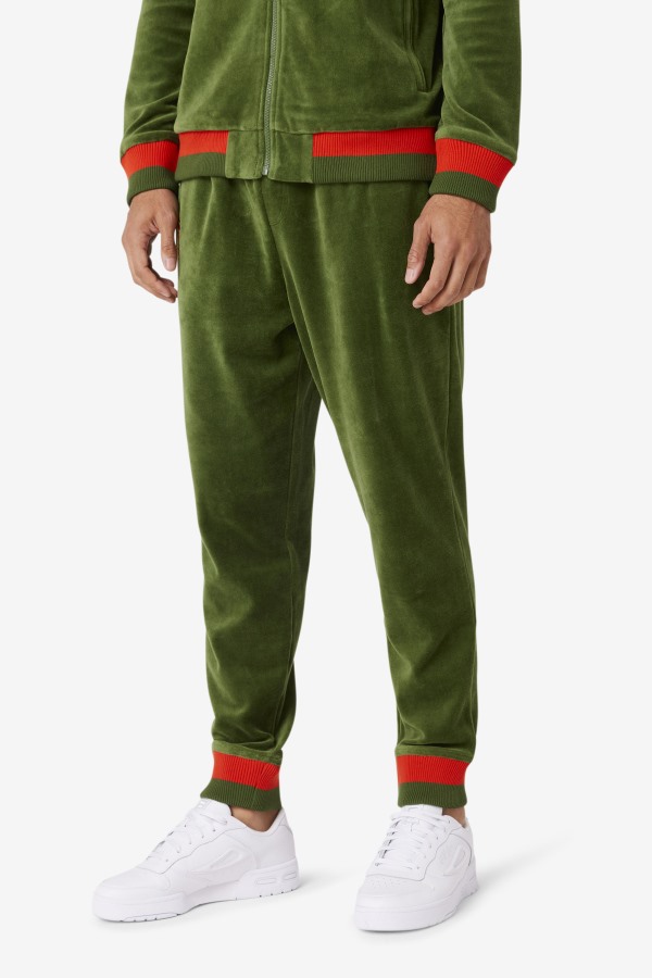Fila x Paterson Velour Pant Douglas Fir/Poppy/Desert Sun Fila Outlets