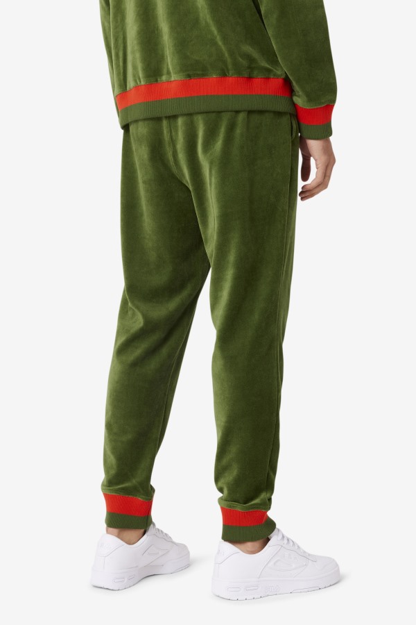Fila x Paterson Velour Pant Douglas Fir/Poppy/Desert Sun Fila Outlets